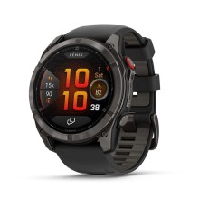 Умные часы Garmin Fenix 8 Pro 51mm Amoled Sapphire Lens Carbon Grey DLC Tinanium With Black/Pebble Gray 010-03199-01