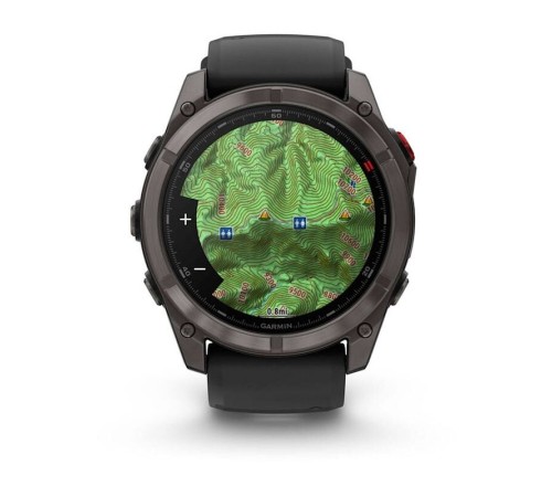 Умные часы Garmin Fenix 8 Pro 51mm Amoled Sapphire Lens Carbon Grey DLC Tinanium With Black/Pebble Gray 010-03199-01