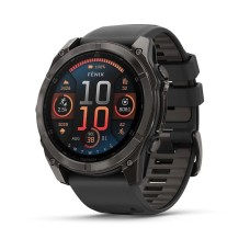 Умные часы Garmin Fenix 8 51mm Amoled Sapphire Carbon Gray DLC Titanium with Pebble Gray Silicone 010-02905-21 Умные часы Garmin Fenix 8 51mm Amoled Sapphire Carbon Gray DLC Titanium with Pebble Gray Silicone 010-02905-21