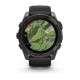 Умные часы Garmin Fenix 8 51mm Amoled Sapphire Carbon Gray DLC Titanium with Pebble Gray Silicone 010-02905-21