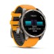 Умные часы Garmin Fenix 8 47 мм Amoled Sapphire Titanium Orange 010-02904-11