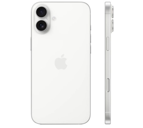 Белый смартфон Apple iPhone 16 256 ГБ с поддержкой Dual SIM (nano SIM + eSIM)