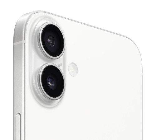 Белый смартфон Apple iPhone 16 256 ГБ с поддержкой Dual SIM (nano SIM + eSIM)