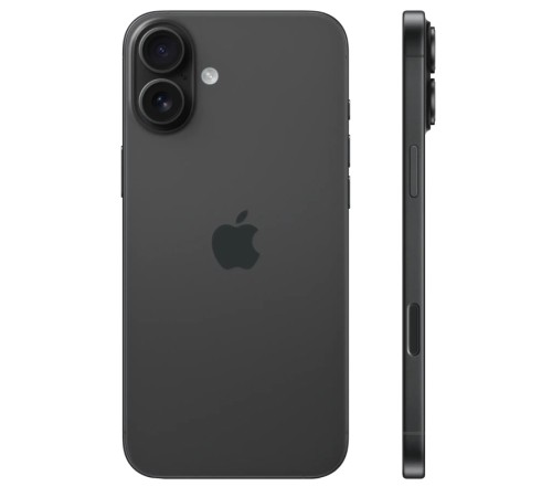Смартфон Apple iPhone 16 256 ГБ в чёрном цвете: Dual SIM (nano SIM + eSIM)