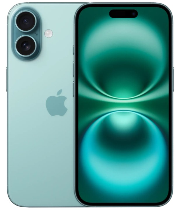 Смартфон Apple iPhone 16 512ГБ, Dual: eSIM + eSIM, Teal
