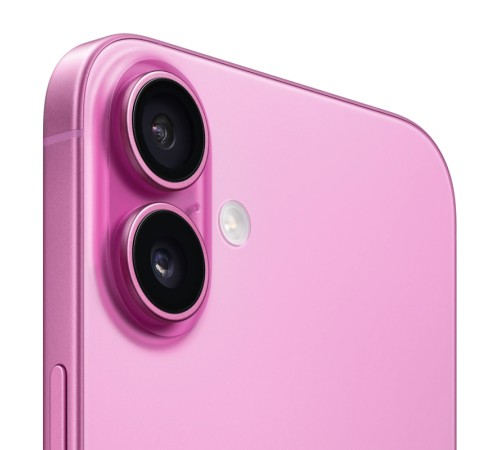 Розовый смартфон Apple iPhone 16 128ГБ с поддержкой Dual SIM (nano SIM + eSIM)