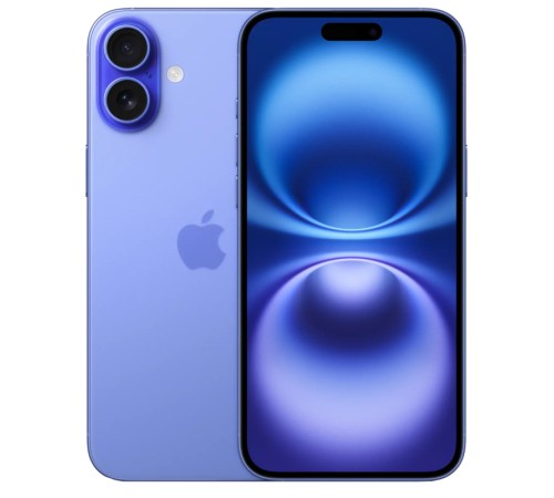 Смартфон Apple iPhone 16 128 ГБ Ultramarine: двойная сим-карта для свободы связи