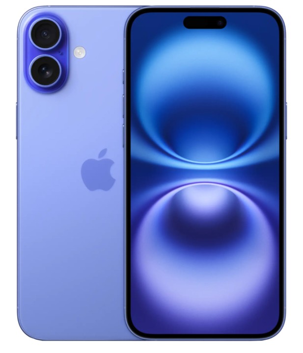 Смартфон Apple iPhone 16 Plus 128ГБ, Dual: nano SIM + eSIM, Ultramarine