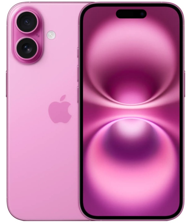 Смартфон Apple iPhone 16 Plus 128ГБ, Dual: eSIM + eSIM, Pink (US)