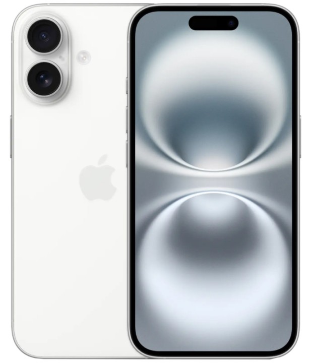 Смартфон Apple iPhone 16 Plus 256ГБ, Dual: eSIM + eSIM, White (US)