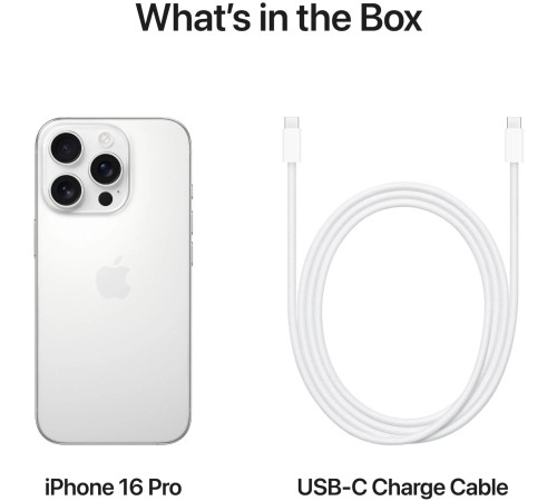 Смартфон Apple iPhone 16 Pro 128Gb SIM+SIM White Titanium (HK): стильный и мощный гаджет