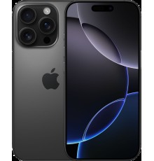 Смартфон Apple iPhone 16 Pro 128Gb eSIM+eSIM Black Titanium (US)