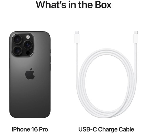Смартфон Apple iPhone 16 Pro 256Gb SIM+SIM Black Titanium (HK): стиль и мощь в каждой детали