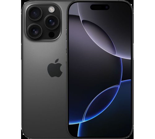 Смартфон Apple iPhone 16 Pro 128Gb SIM+SIM Black Titanium (HK): стиль и мощь в одном устройстве