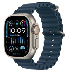 Умные часы Apple Watch Ultra 2 49 мм Titanium Case, титановый/blue Ocean Band One Size