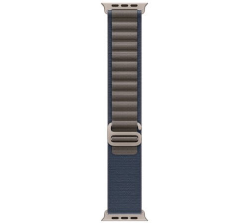 Умные часы Apple Watch Ultra 2 49 мм с титановым корпусом и ремешком Alpine Loop синего цвета (M) — стильный выбор для активных пользователей.