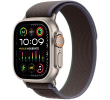 Умные часы Apple Watch Ultra 2 49 мм Titanium Case, титановый/Blue/Black Trail Loop (M/L)