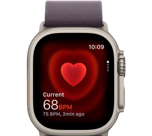 Умные часы Apple Watch Ultra 2 49 мм Titanium Case с титановым корпусом и ремешком Indigo Alpine Loop (S) — ваш надёжный спутник.