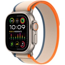 Умные часы Apple Watch Ultra 2 49 мм Titanium Case, титановый/orange/beige Trail Loop (M/L) Умные часы Apple Watch Ultra 2 49 мм Titanium Case, титановый/orange/beige Trail Loop (M/L)