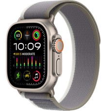 Умные часы Apple Watch Ultra 2 49 мм Titanium Case, титановый/green/gray Trail Loop (S/M)