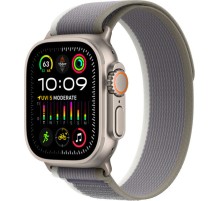 Умные часы Apple Watch Ultra 2 49 мм Titanium Case, титановый/green/gray Trail Loop (M/L)