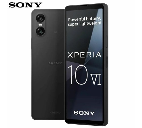 Смартфон Sony Xperia 10 VI 8/128 ГБ — мощный гаджет в чёрном цвете с поддержкой 5G и Dual nanoSIM.