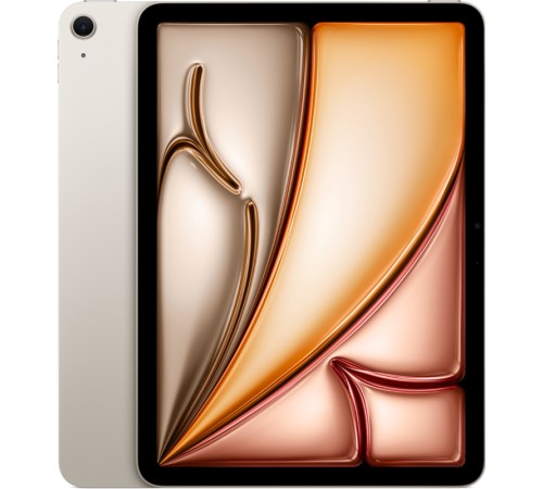 Планшет Apple iPad Air 13 M2 2024 года: 128 ГБ памяти, Wi-Fi + Cellular, цвет Starlight