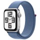 Умные часы Apple Watch SE 2 (2023) GPS 44 мм в серебристом алюминиевом корпусе с ремешком Winter Blue Sport Loop