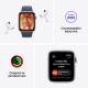 Умные часы Apple Watch SE 2 (2023) GPS 44 мм в серебристом алюминиевом корпусе с ремешком Winter Blue Sport Loop