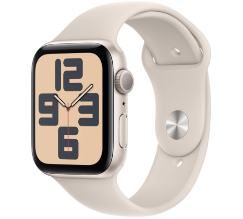 Умные часы Apple Watch SE 2 (2023) GPS 44 мм: стиль и функциональность в оттенке Starlight