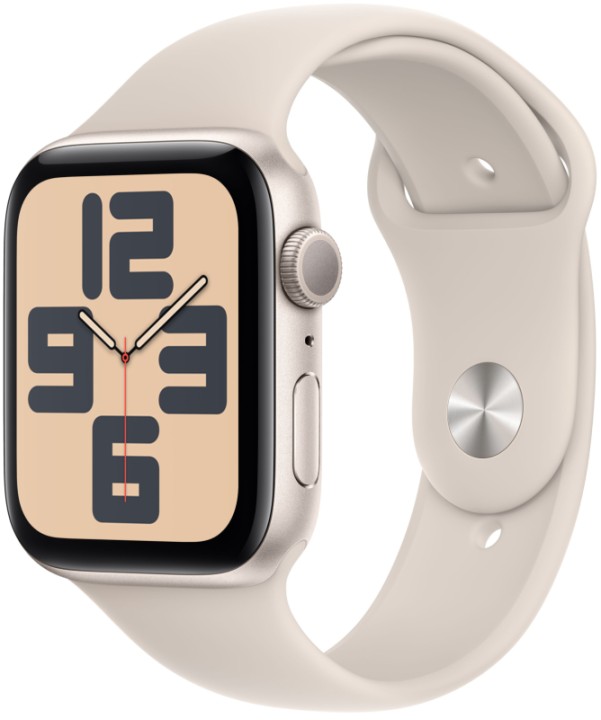 Умные часы Apple Watch SE 2 (2023) GPS 44mm Starlight Aluminium Case with Starlight Sport Band S/M
