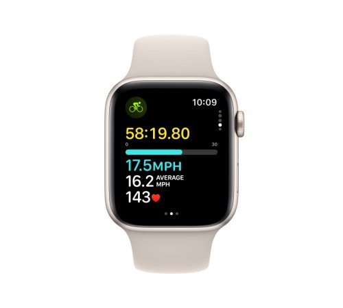 Умные часы Apple Watch SE 2 (2023) GPS 44 мм: стиль и функциональность в оттенке Starlight