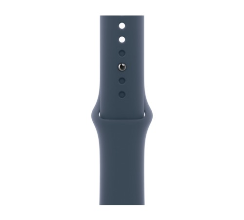 Умные часы Apple Watch SE 2 (2023) GPS 44 мм: серебристый алюминиевый корпус и спортивный ремешок Storm Blue, размер S/M