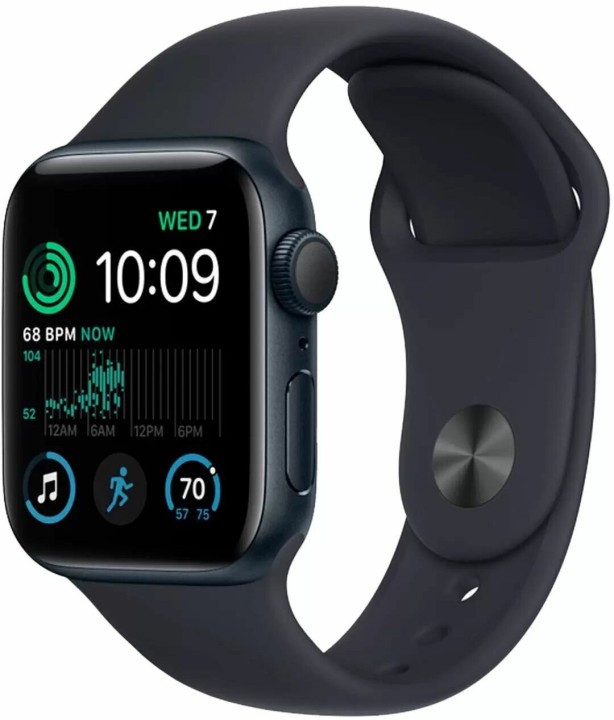 Умные часы Apple Watch SE 2 (2023) GPS 40mm Aluminum Case with Midnight Sport Band M/L (MR9Y3)