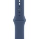 Умные часы Apple Watch SE 2 (2024) 40 мм в алюминиевом корпусе цвета серебро с джинсовым спортивным ремешком S/M