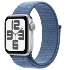 Умные часы Apple Watch SE 2 (2023) GPS 40mm Silver Aluminium Case with Winter Blue Sport Loop (MRE33)
