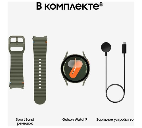 Умные часы Samsung Galaxy Watch 7 40 мм LTE в зеленом цвете — ваш стильный помощник