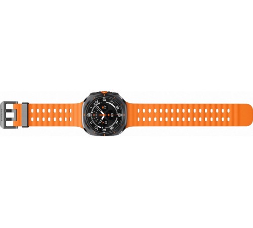 Умные часы Samsung Galaxy Watch Ultra 7 47 мм LTE (L705), чёрный с оранжевым, версия для России