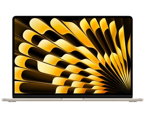 MacBook Air 15 MXD33: мощный ноутбук Apple в цвете Starlight с процессором M3 8c и видеокартой 10c, 16 ГБ ОЗУ и 512 ГБ памяти