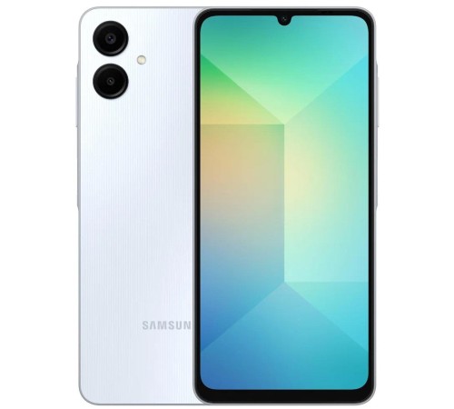 Смартфон Samsung Galaxy A06 6/128 ГБ в синем цвете — стильный и мощный выбор.