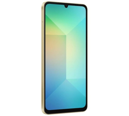 Смартфон Samsung Galaxy A06 4/128 ГБ в золотом цвете — мощный и стильный выбор.