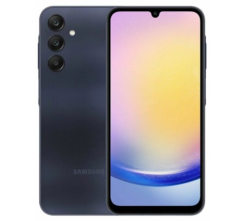 Смартфон Samsung Galaxy A25 4G 8/256 ГБ в темно-синем цвете