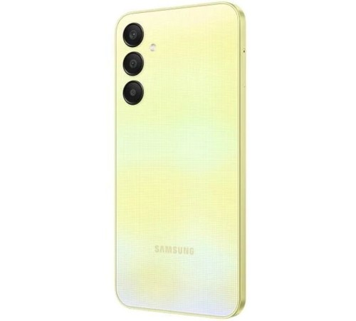 Смартфон Samsung Galaxy A25 4G 8/256 ГБ в жёлтом цвете — стильный и мощный выбор.