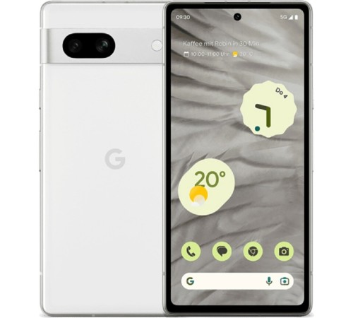 Смартфон Google Pixel 7A 8/128 ГБ: двойная сим-карта в снежном цвете