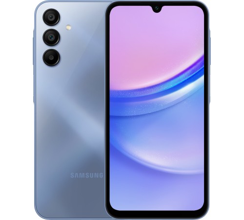 Смартфон Samsung Galaxy A15 8/256 ГБ, Dual nano SIM, синий — мощный гаджет для всех задач