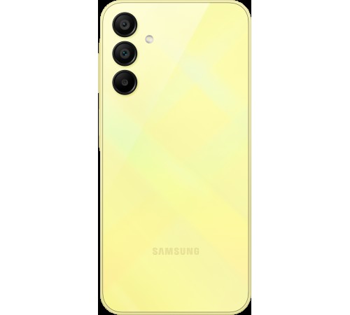 Смартфон Samsung Galaxy A15 4/128 ГБ Dual nano SIM в ярком жёлтом цвете