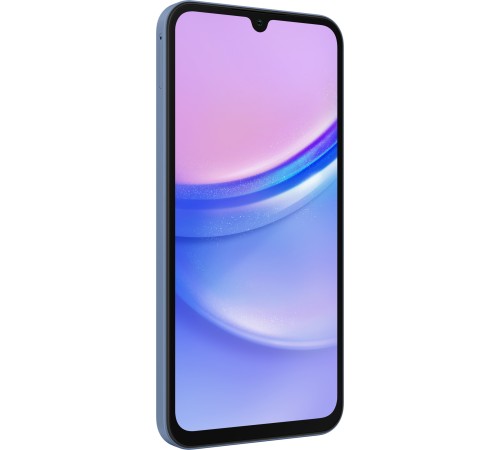 Смартфон Samsung Galaxy A15 8/256 ГБ, Dual nano SIM — стильный и мощный гаджет в синем цвете