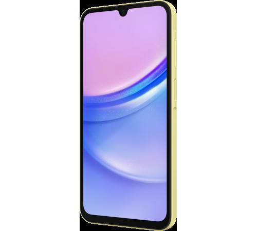 Смартфон Samsung Galaxy A15 8/256 ГБ Dual nano SIM в ярком жёлтом цвете