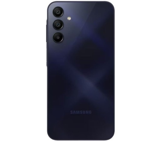 Смартфон Samsung Galaxy A15 6/128 ГБ, Dual nano SIM — стильный синий/чёрный гаджет