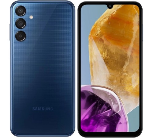 Смартфон Samsung Galaxy M15 6/128 ГБ, Dual nano SIM, цвет Dark Blue — официальная российская версия